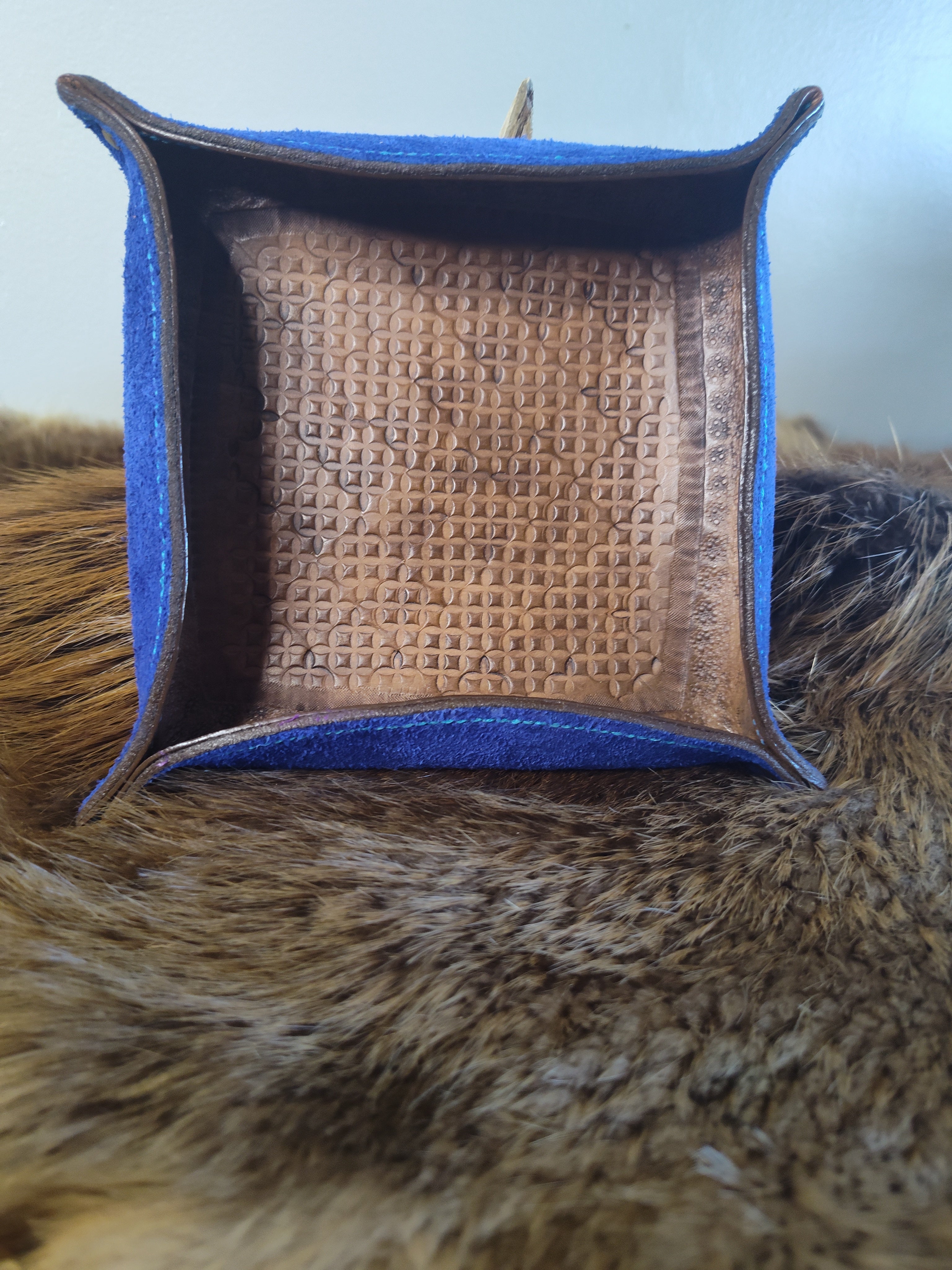 Square & Blue Valet Tray