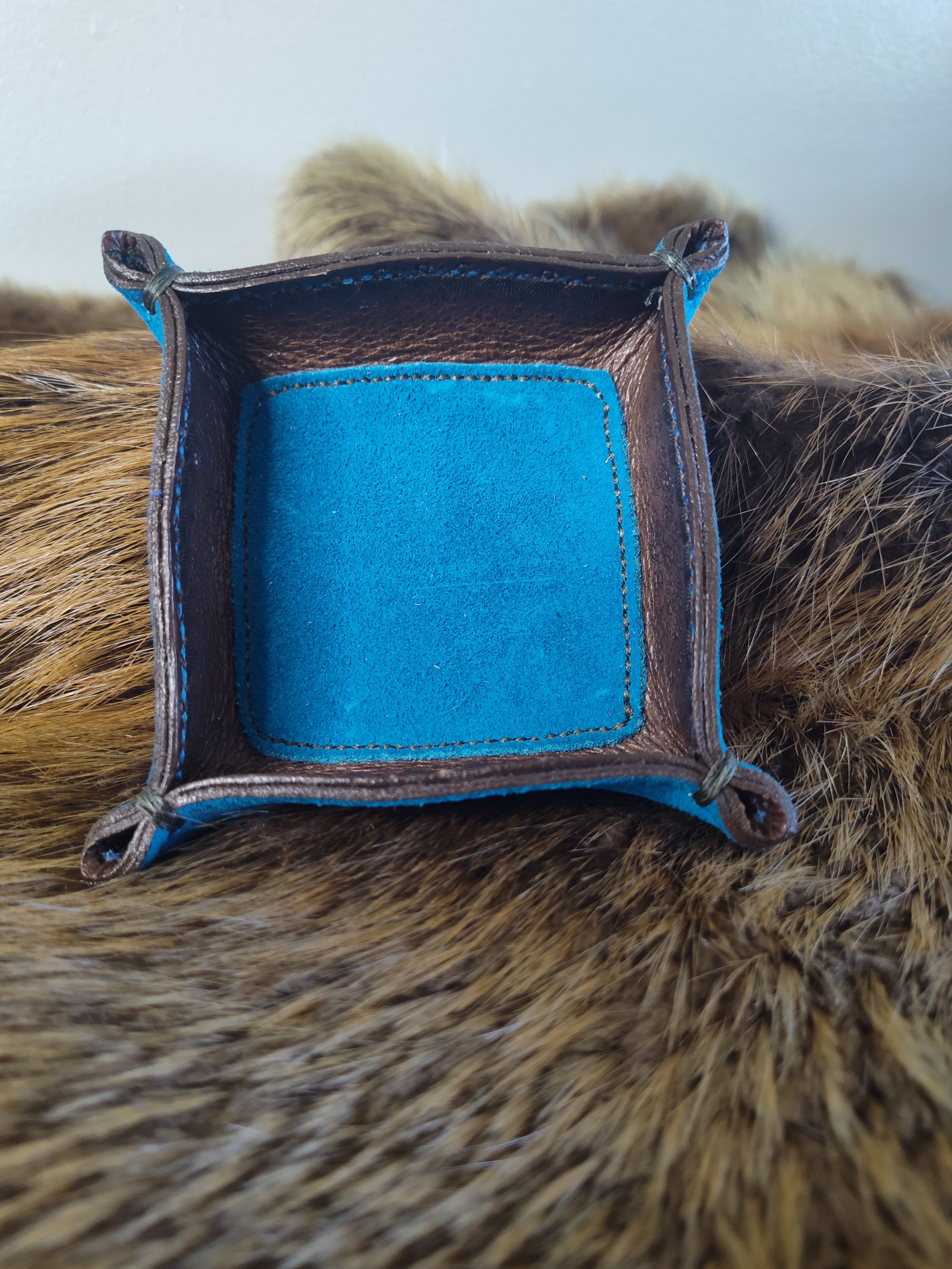 Small Blue Valet Tray