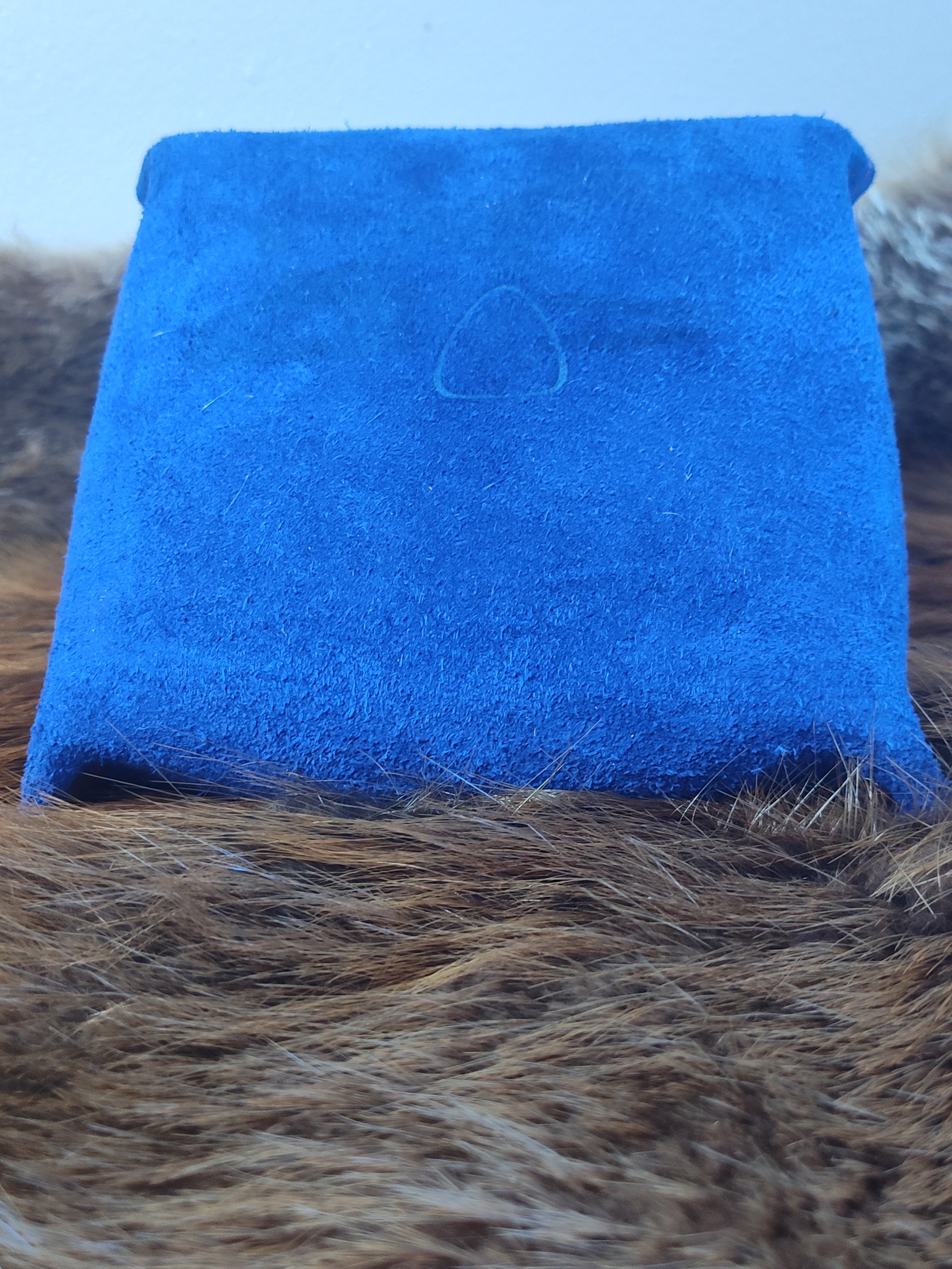 Hand tooled Blue Valet Tray